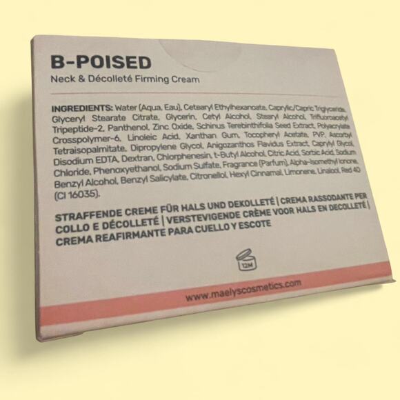 MAËLYS B-POISED Neck & Décolleté Firming Cream ✨ 50 mL / 1.7 fl. oz - Picture 4 of 4